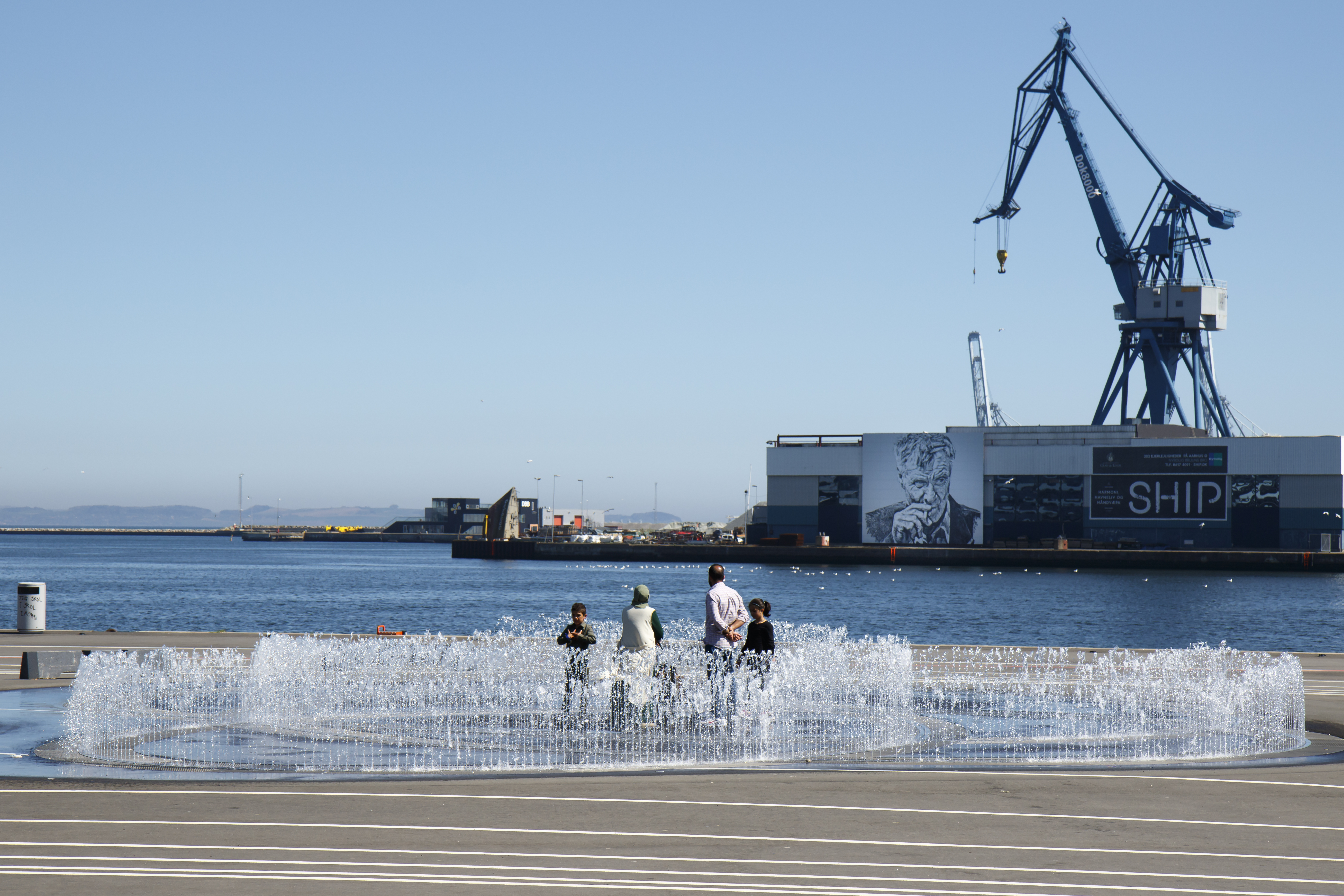 Port in Aarhus, Denmark